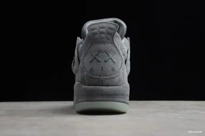 Cheap TBkick x KAWS Air Cool 4 930155-003 Grey Jordan 0522